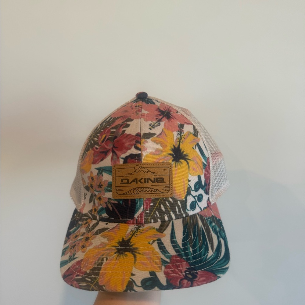 Dakine Women’s Floral Trucker Hat - Pink, Yellow & Green